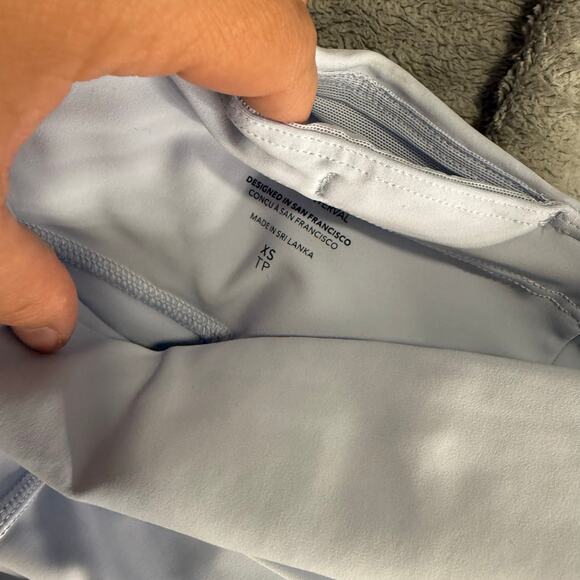 Athleta Interval High Rise Legging Tight Legging, Light Blue, XS 821433 - Picture 3 of 5